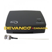Manaras 1-Channel 24V Dip-Switch (313MHz) & Rolling Code (390MHz) Receiver with Commercial Antenna