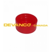 Rubber Button Cover Red for 3BLM PBS