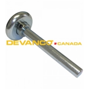 Roller 3" Steel 3/4" Shaft 5.8" stem Heavy-Duty 6203 Bearing