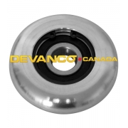Roller 3" Steel Roller Head Only Heavy-Duty 6203 Bearing 5/8"