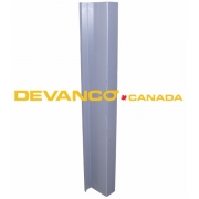 Track Guard Z type 60" high to Protect 3" Track Sold as a Pair