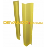 Track Guard 48" Tall Safety Yellow  Sold as a Pair  No Floor Plate