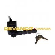 Decorative Locking L-Handle with 2 Keys