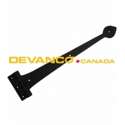Decorative Hinge Assembly Carriage Style 16" Malleable Iron Sold per piece (175260)