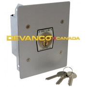 Doorlec  Flush Mount Key Switch O/C Tamperproof