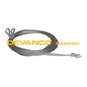 Truck Door Beverage Body Roll-Up Door Cable