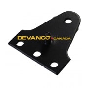 Truck Door Stud Plate for Bottom Roller Black E-coat finish for Whiting Roll-Up Doors