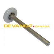Whiting 2" Nylon Roller 5" Stainless Steel Shaft for Truck Doors