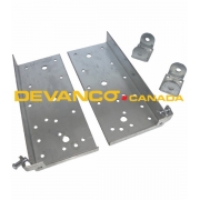 Bottom Bracket with Removable Roller Carrier Commercial 3" 1-Hole BB-6 Pair   *** To extent of inventory