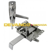 End Stile Keyed L-Handle With Locking Cylinder and 7-1/2" Latch Mechanism