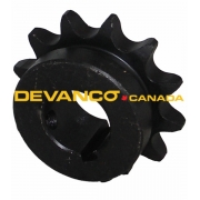 Doorlec Idler Sprocket with Oilite bushing 50B12 for a 1" Shaft