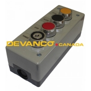Control Station Exterior Surface Mount O/C/S N4 with Lockout Non-Metallic