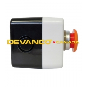 Doorlec Mushroom Push-Button Red with 2 Contacts