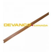 Residential Wood Grain Side & Top W/S Medium Oak 10' Long - Painted Screws to Match