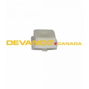Allstar Replacement Square Push Button Only White Sold Individually