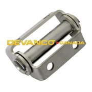 Hinge Full Vision Hinge Clopay Style "B" 12-ga  Stainless Steel    *** NLA