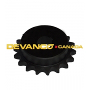 Sprocket 60B18 x 1" Bore 1/4" KW