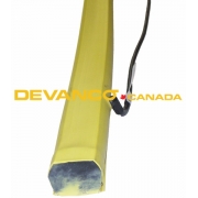 Miller Edge Yellow Right Hand Outlet 2-Wire 2" wide x 1-1/2" high Sold by the Foot