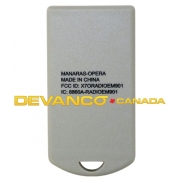 Manaras  1-btn Mini Transmitter  313 MHz