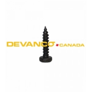 Screw  Colored for Vinyl Weatherstrip #8 x 3/4"  1000/Box Black