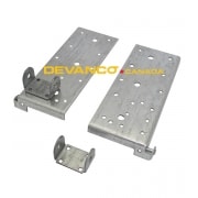 Bottom Bracket with Removable Roller Carrier Commercial 3" 1-Hole BB-6 Pair   *** To extent of inventory
