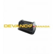 Elton Telescopic Door Handle / Foot Plate Black