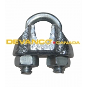 Cable Clamps Galvanized 1/8" 100/pkg