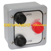 Control Station Exterior Surface Mount O/C/S N4 Metal Enclosure