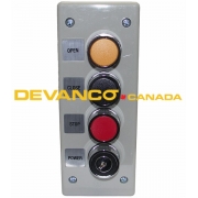 Control Station Exterior Surface Mount O/C/S N4 with Lockout Non-Metallic