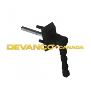 Decorative Locking L-Handle with 2 Keys