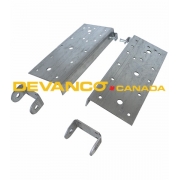 Bottom Bracket with Removable Roller Carrier Commercial 3" 1-Hole BB-6 Pair   *** To extent of inventory