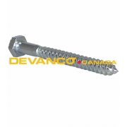 Fasteners Lag Screw Hex Regular Profile 5/16" x 3" 100/Bag