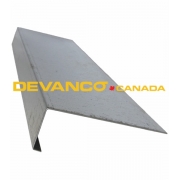 End Cap Steel 18G 24" Double 1-3/4"