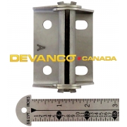 Hinge 1/2-Hinge OHD "A" Style 12-ga  Stainless Steel