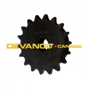 Sprocket 60B18 x 1" Bore 1/4" KW