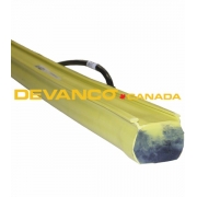 Miller Edge Yellow Left Hand Outlet 2-Wire 2" wide x 1-1/2" high Sold by the Foot
