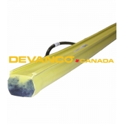 Miller Edge Yellow Right Hand Outlet 2-Wire 2" wide x 1-1/2" high Sold by the Foot