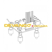 Manaras plug-in receiver for Board 60 or electromechanical operators 390 MHz  *** To extent of inventory