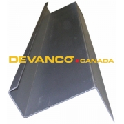 Track Guard Z type 60" high to Protect 3" Track Sold as a Pair