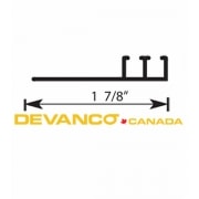 Aluminum Retainer only for Light Brush or Vinyl Insert 6' Long 90 degree  ** To extent of Inventory.   *** Sold in 12ft Lengths Only