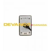 Doorlec Key Switch with Spring Return in Waterproof Housing