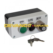 Doorlec PBS 2-Btn O/C and Key Switch On/Off  Nema 4/12