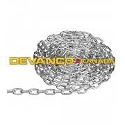 Wheel Chock Tie Back Chain Custom Lengths 3/16" Galvanized Sold by the Foot  *** No Longer Available.  See 60-7238 as possible replacement