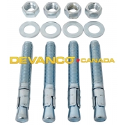Fasteners Wedge Anchor 3/4" x 5-1/2" 4/Bag