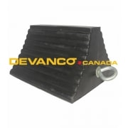 Wheel Chock 68-9E Pyramid Rubber with Eye Hook