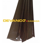 Residential Wood Grain Side & Top W/S Dark Oak 16' Long - Painted Screws to Match