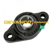 Manaras Flange Bearing 2-Bolt Black for 1' bore