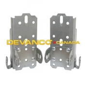 Commercial Bottom Bracket 1-3/8"  2"or 3" Inside Hook Up BB-4 Sold as a Pair *Includes (1) Right and (1) Left Bracket (2) Clevis Pins (2) Cotter Pins*