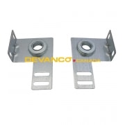 End Plate 2-5/8" flanged with bearing 13GA Sold as a Pair (L & R)  (EBF 258)