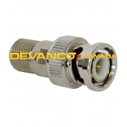 BNC Adapter Male to F-Type Female Connector   ** To Extent of Inventory